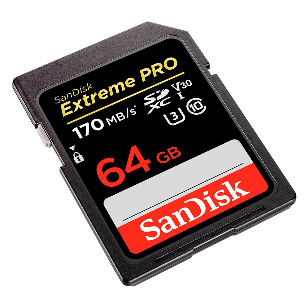 SanDisk, Extreme Pro, 64GB, SDXC, Card